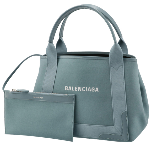 Balenciaga Blue Hippo Small Gray Bag Navy - Picture 1 of 9